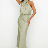 Tyra | Vestito da sera elegante con scollo all'americana