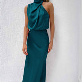Tyra | Vestito da sera elegante con scollo all'americana