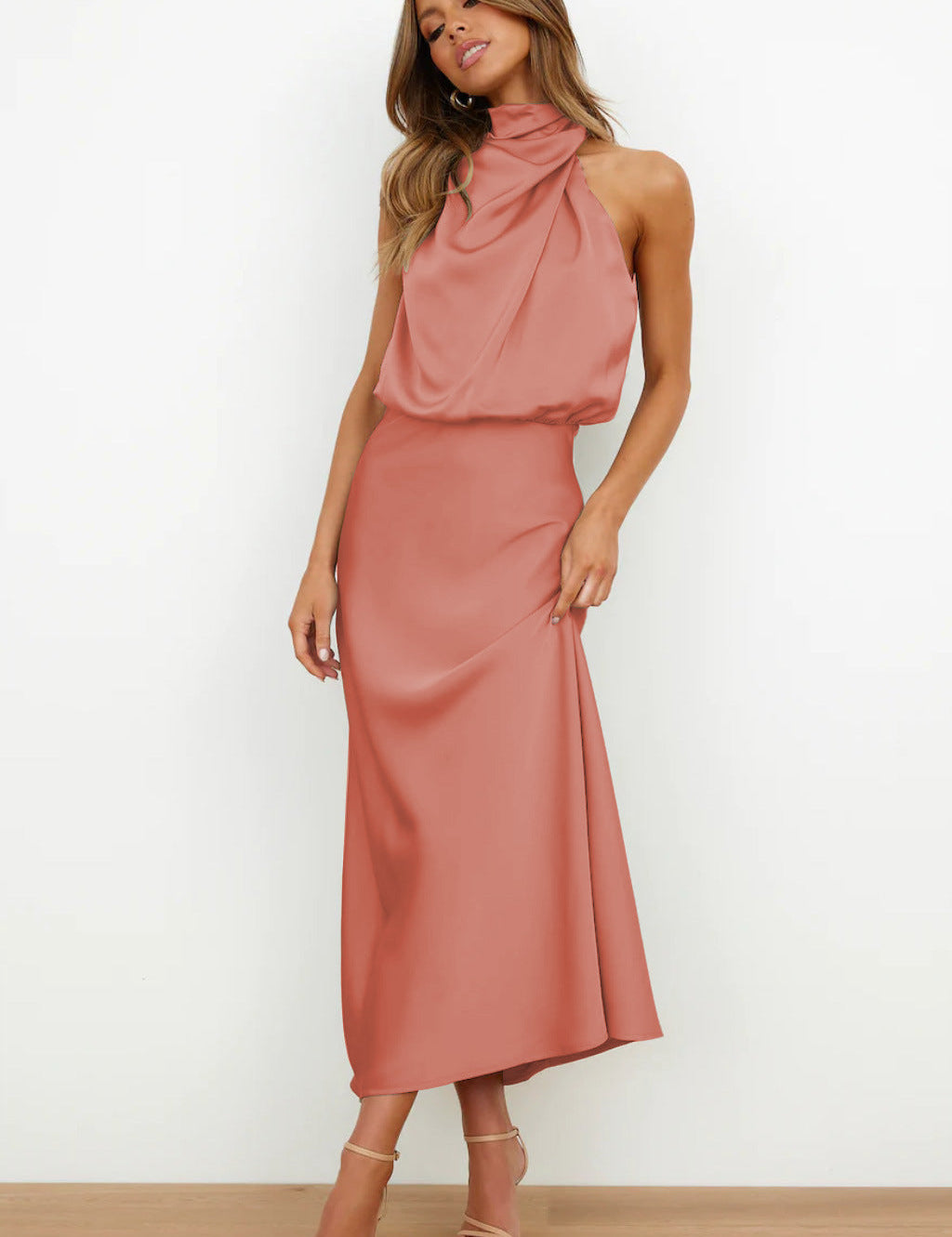 Tyra | Vestito da sera elegante con scollo all'americana