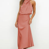 Tyra | Vestito da sera elegante con scollo all'americana