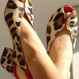 Louison - Sandali con motivo leopardato