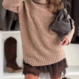 Stella | Maglione Oversized con Collo Alto