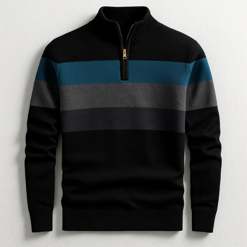 Maglione Elston Heritage a Mezzo Zip