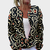 Gabriela - Cardigan Floreale Autunnale