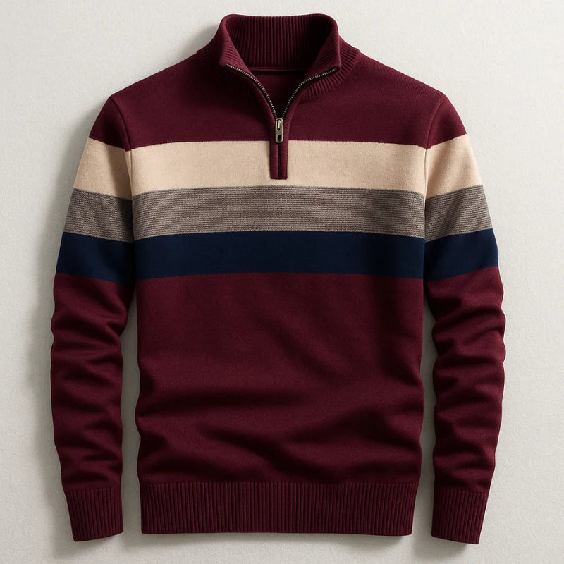 Maglione Elston Heritage a Mezzo Zip