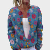 Filipa - Cardigan Floreale d'Autunno