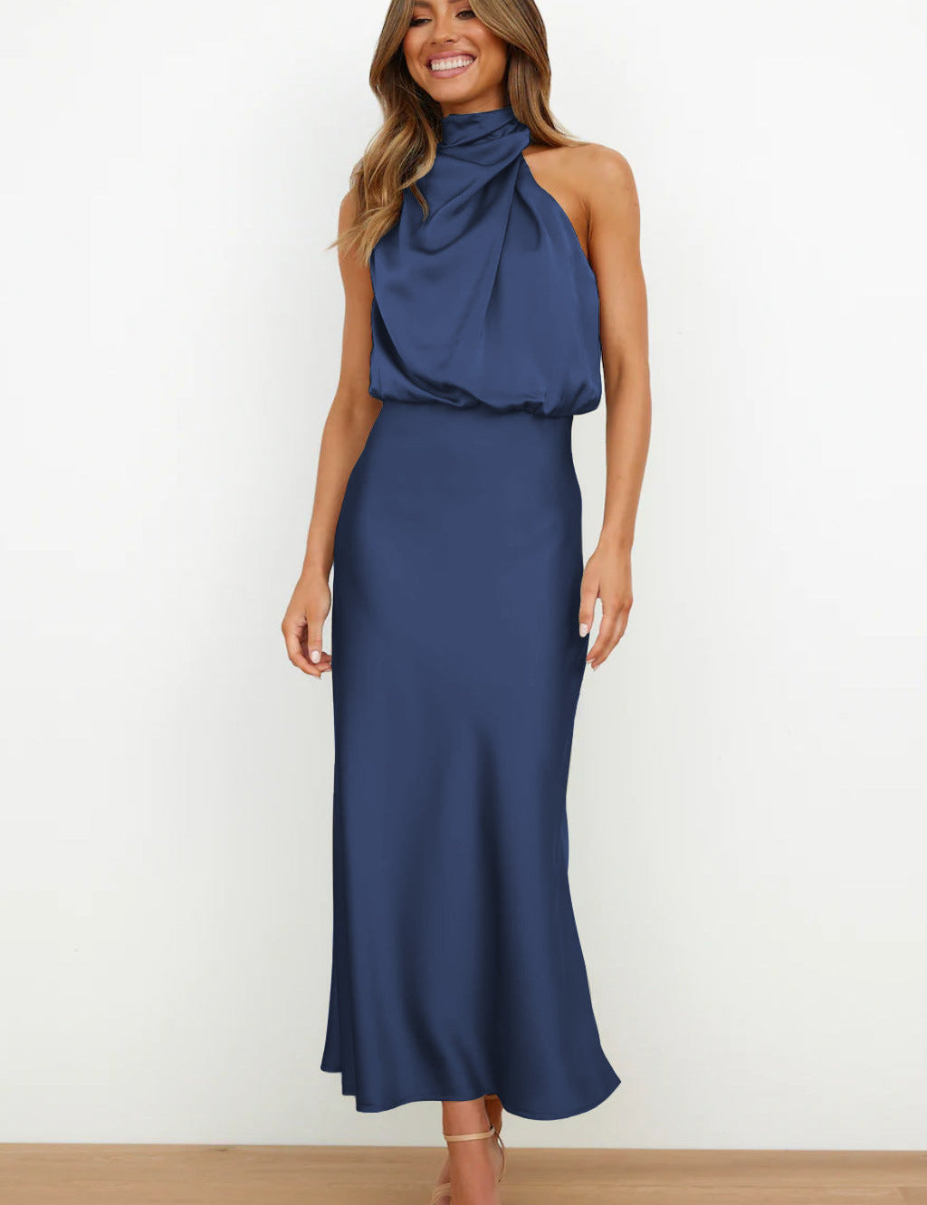 Tyra | Vestito da sera elegante con scollo all'americana