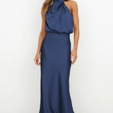 Tyra | Vestito da sera elegante con scollo all'americana