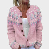 Daniela - Cardigan Floreale d'Autunno