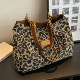 Leopardo - Borsa con Stampa Selvaggia