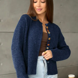 Nicole - Cardigan con Dettaglio di Bottoni