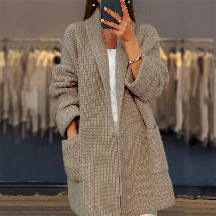 Teresa - Cardigan in Maglia con Tasche