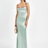 Pixie | Vestito lungo in satin