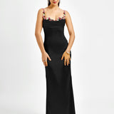 Pixie | Vestito lungo in satin