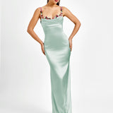 Pixie | Vestito lungo in satin