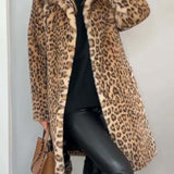 Leia - Cappotto Lungo Leopardo