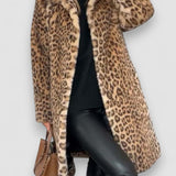 Leia - Cappotto Lungo Leopardo