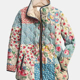 Giacca Imbottita Patchwork Floreale Chloé