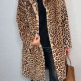 Leia - Cappotto Lungo Leopardo
