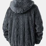 Felpa con Cappuccio Teddy Jacquard Velinor