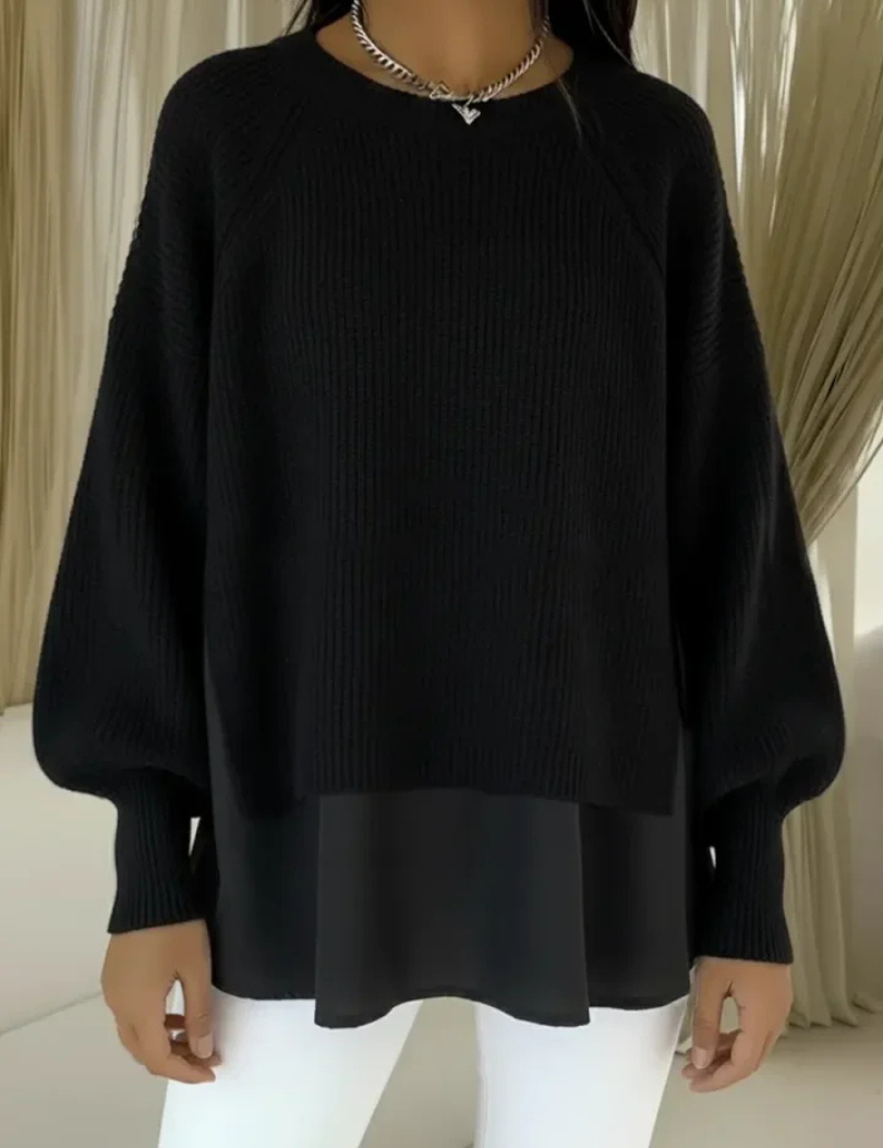 Casilda | Jersey Effetto Due Pezzi