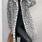 Leia - Cappotto Lungo Leopardo