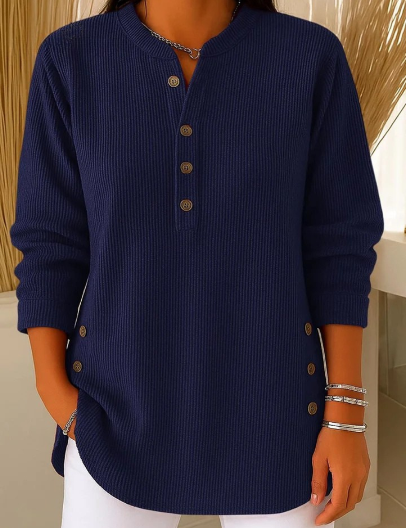 Nieves | Tunica Henley con Bottoni