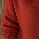 Vega | Giacca di Maglia con Collo Camisiera