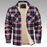Tiago - Giacca Trucker a Righe in Fleece