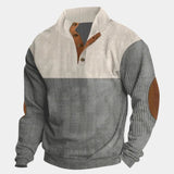 Rowen™ | Pullover Retro in Corduroy con Collo Alto