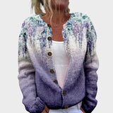 Inês - Cardigan Floreale d'Autunno