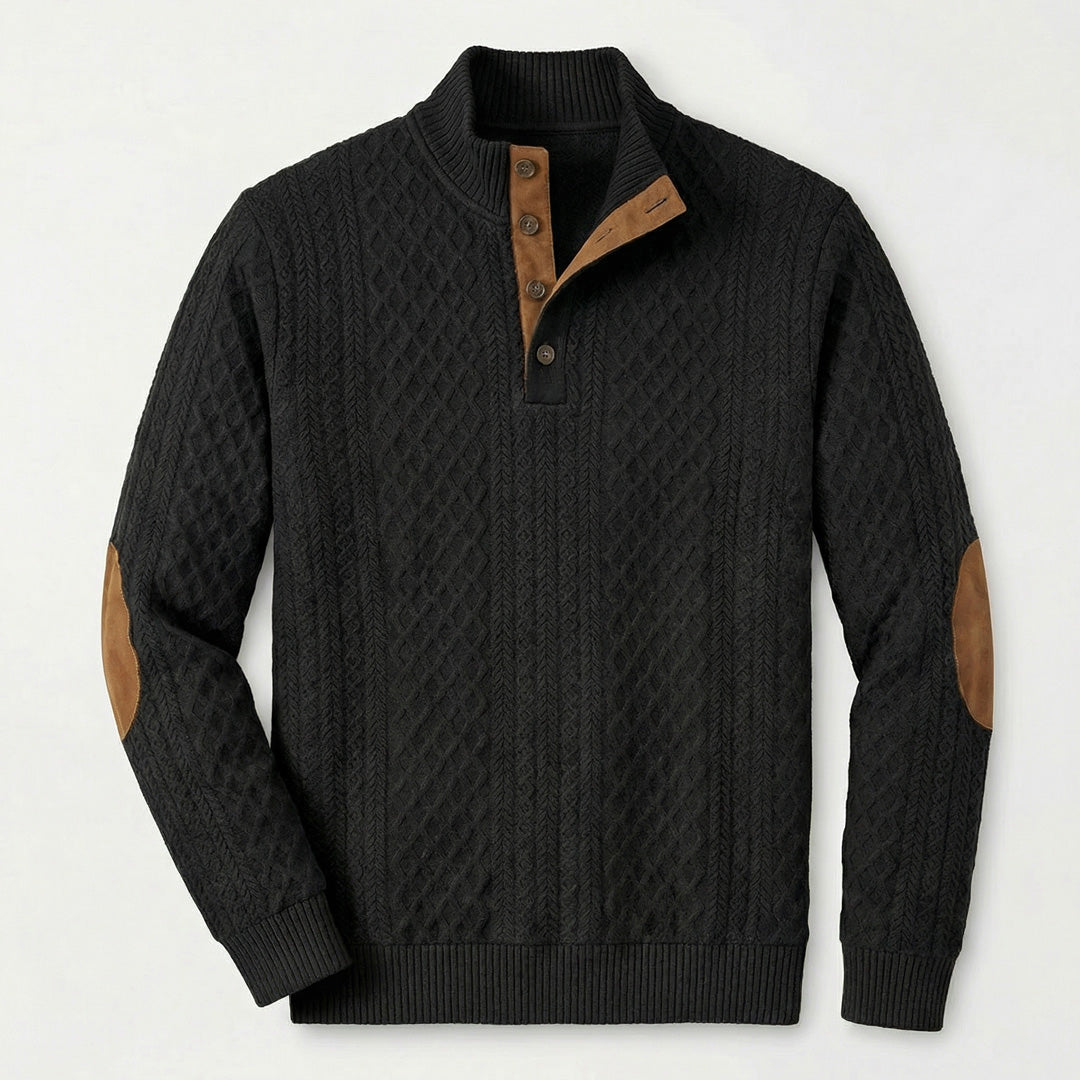 Langston - Pullover Classico con Collo Alto