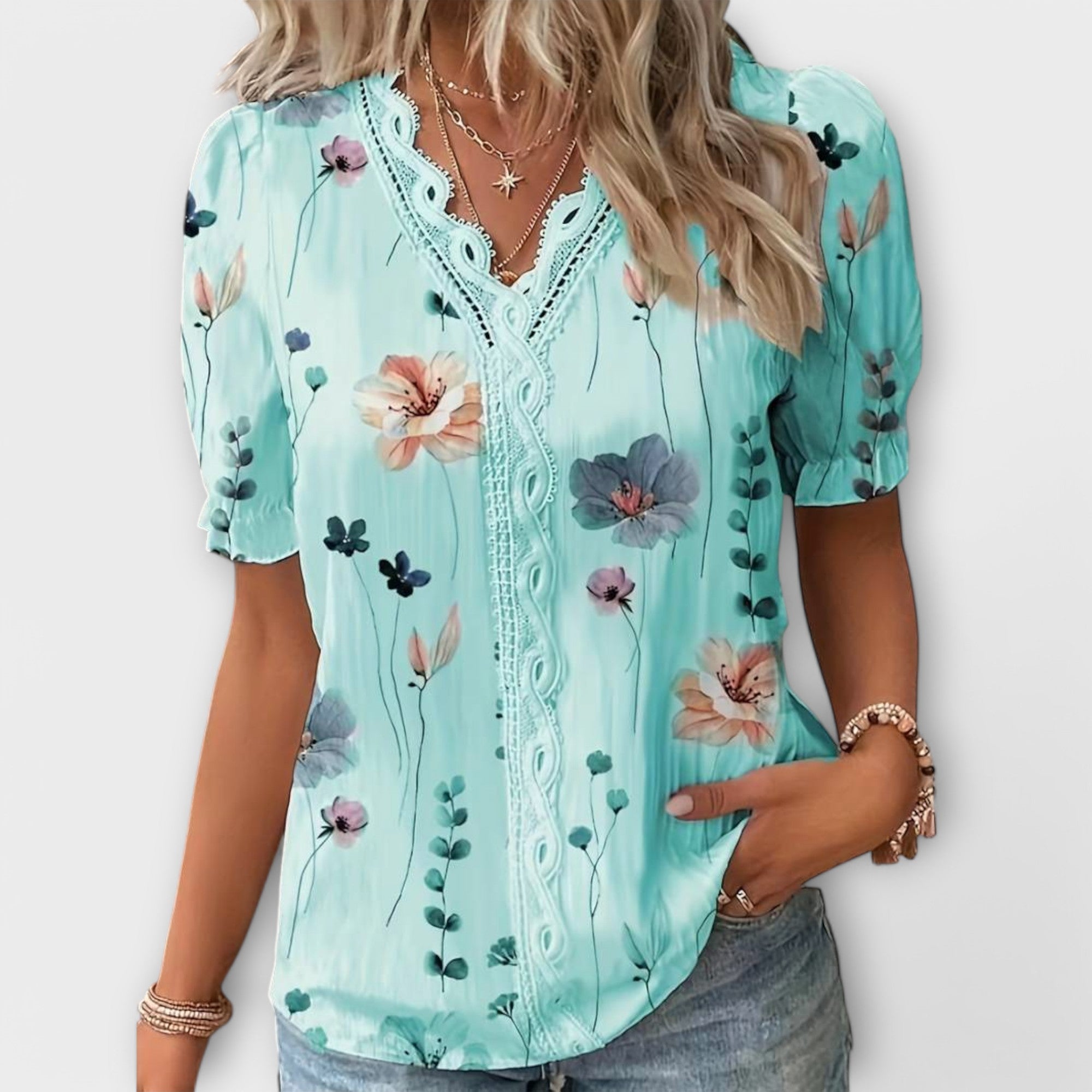 Emília - Blusa con scollo a V
