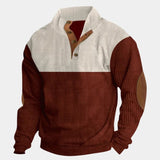 Rowen™ | Pullover Retro in Corduroy con Collo Alto