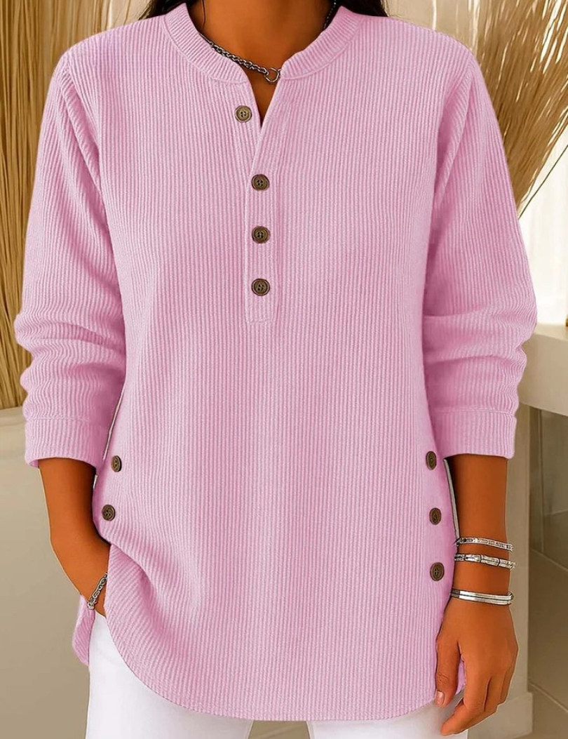 Nieves | Tunica Henley con Bottoni