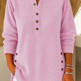 Nieves | Tunica Henley con Bottoni