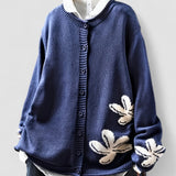 Safira - Cardigan con Motivo Floreale