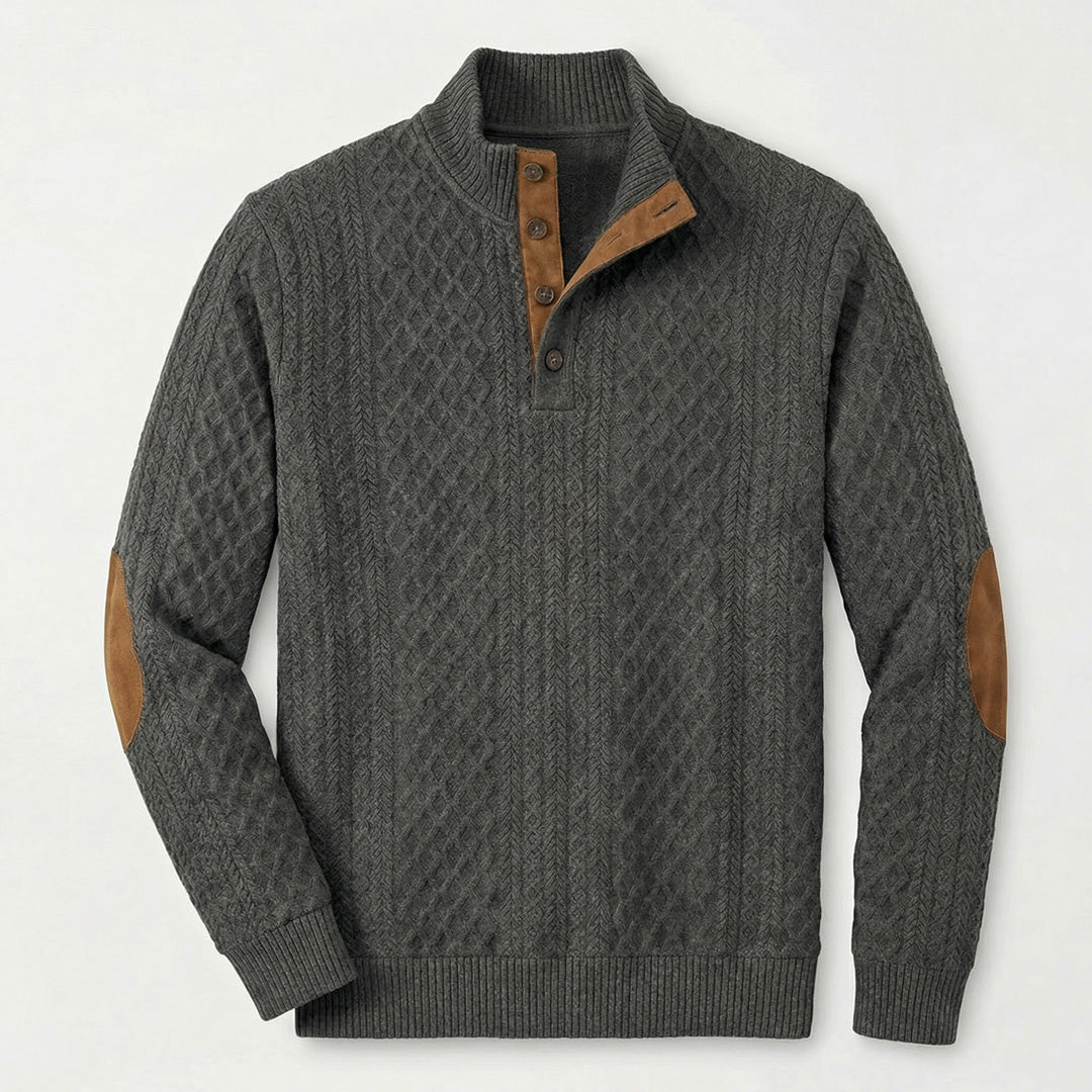 Langston - Pullover Classico con Collo Alto