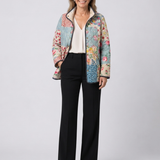 Giacca Imbottita Patchwork Floreale Chloé