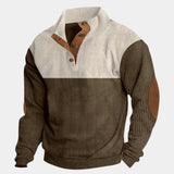 Rowen™ | Pullover Retro in Corduroy con Collo Alto