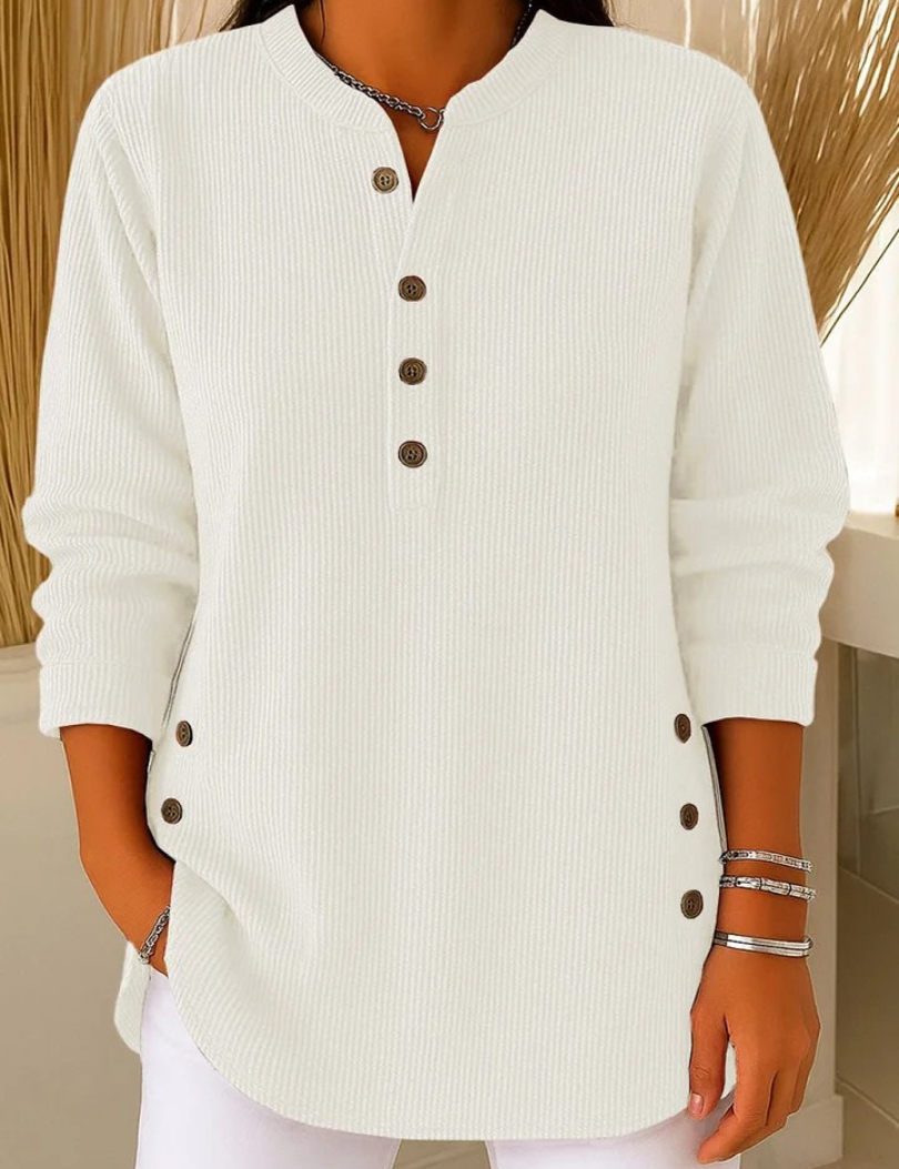 Nieves | Tunica Henley con Bottoni