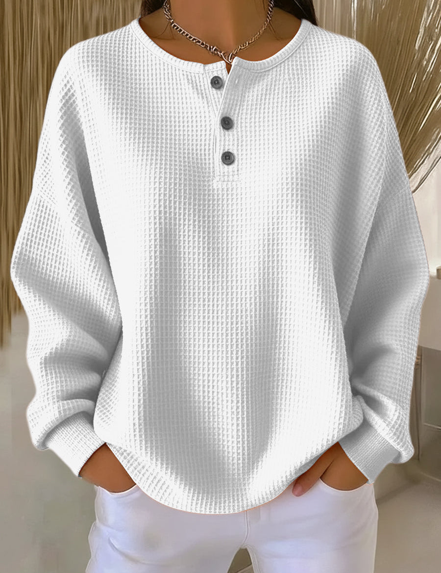 Milagros | Maglione Henley Gofrada