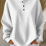 Milagros | Maglione Henley Gofrada