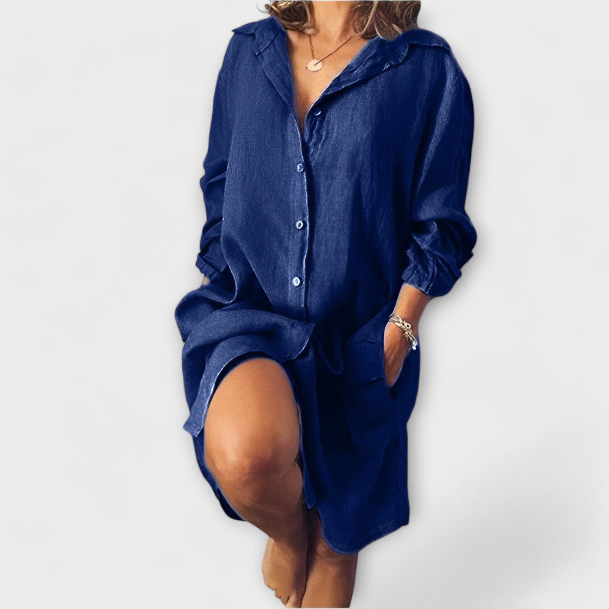 Clara - Blusa casual in lino