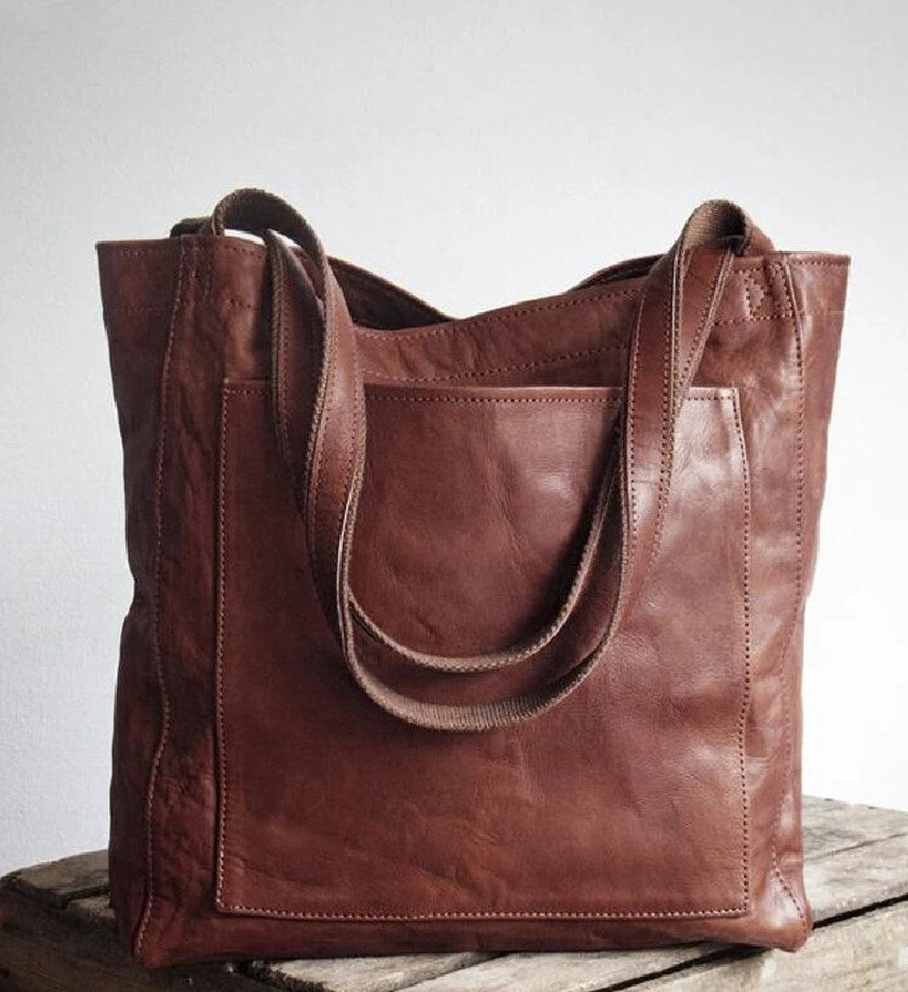 Elle - Borsa a tracolla classica in pelle