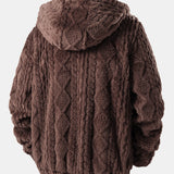 Felpa con Cappuccio Teddy Jacquard Velinor