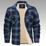 Tiago - Giacca Trucker a Righe in Fleece