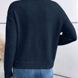Nora - Maglione in maglia con pizzo