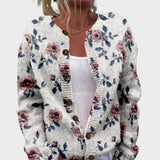 Laura - Cardigan Floreale d'Autunno