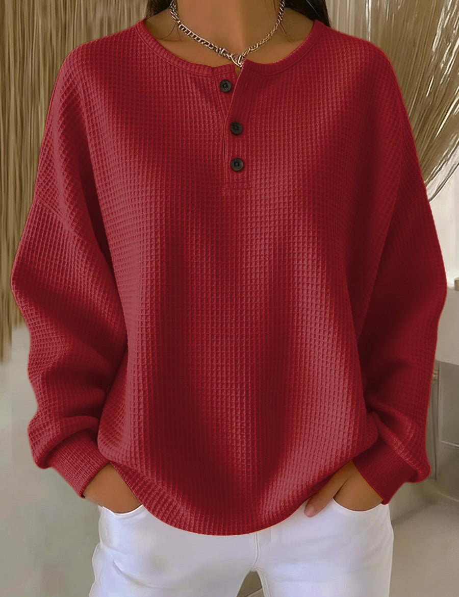 Milagros | Maglione Henley Gofrada